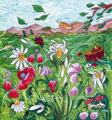 Illustration / Εικονογράφηση
Color Ink painting / ζωγραφική με μελάνη