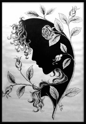 Ink painting on paper / Ζωγραφική με μελάνη